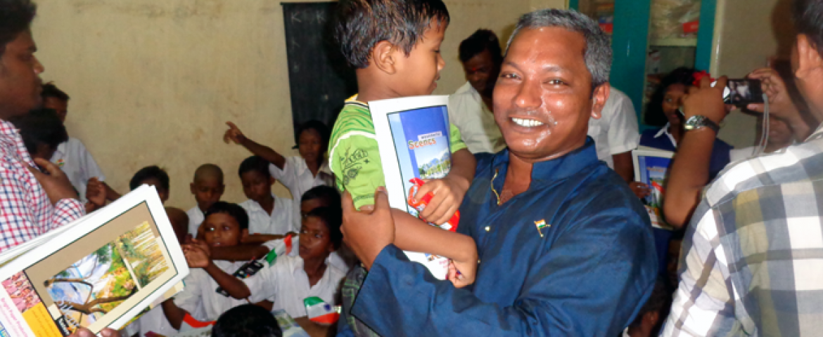 KN Multiprojects visit to Ashraya Orphanage for Independence Day Celebration